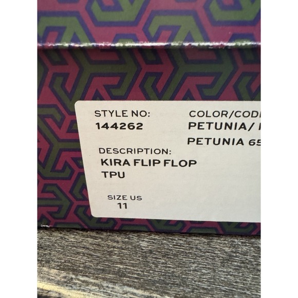 Tory Burch KIRA‎ Flip Flops Petunia Size 11 Store Display Pink main image 5